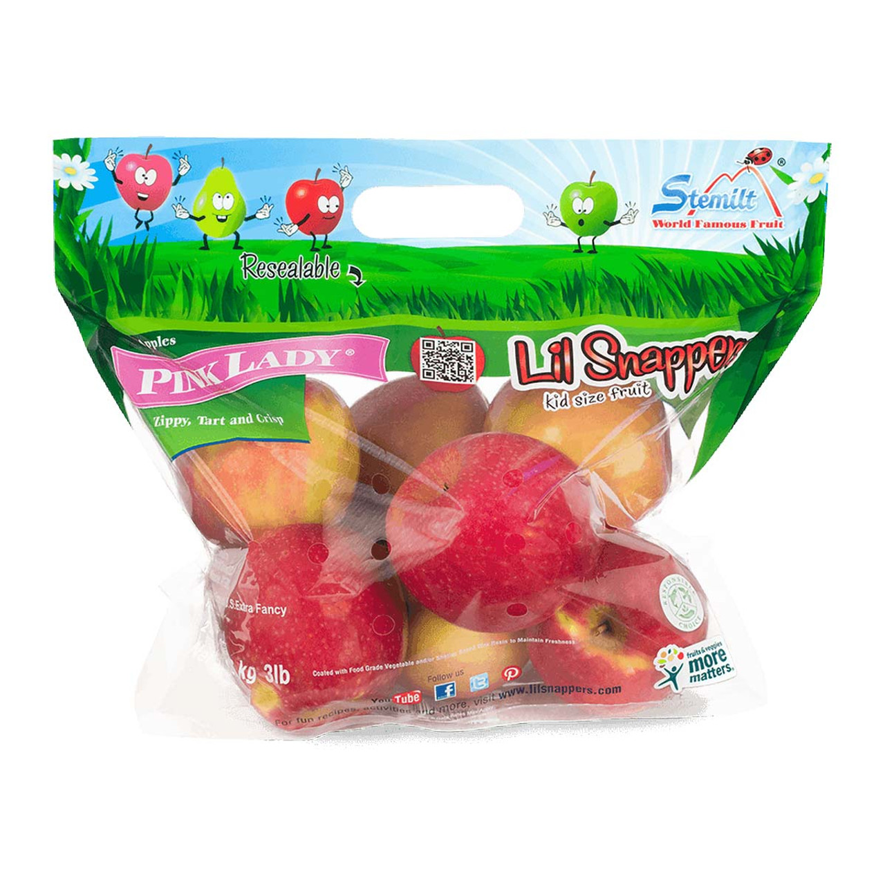 LIL SNAPPERS Organic Pink Lady Apples 3lbs.