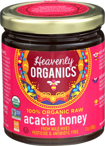 Heavenly Organics 100% Organic Raw Acacia Honey