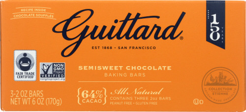 GUITTARD Baking Bar Semisweet Chocolate