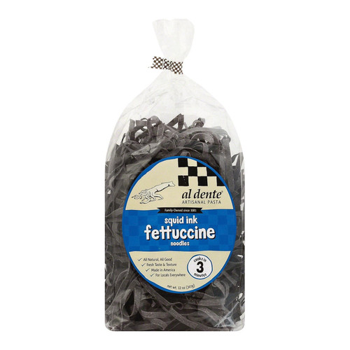 AL DENTE PASTA COMPANY Fettuccine Squid Ink