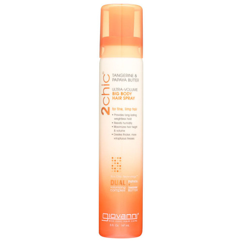 GIOVANNI Hair Spray 2 Chic Ultra Volume Tangerine