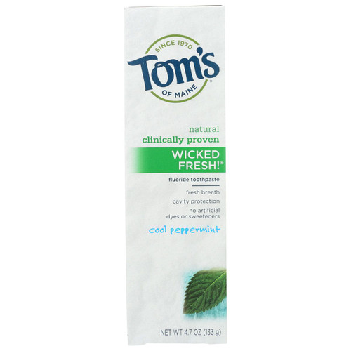 TOM'S OF MAINE Toothpaste Wicked Fresh Cool Peppermint