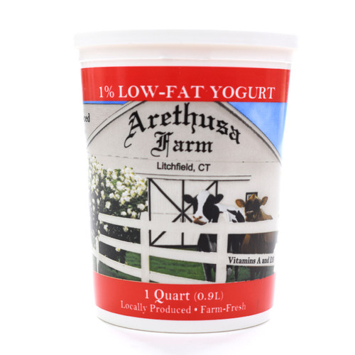 ARETHUSA FARM DAIRY 1% Low-Fat Yogurt 1qt.
