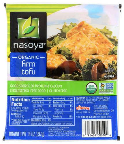 NASOYA FOODS Organic Tofu, Firm