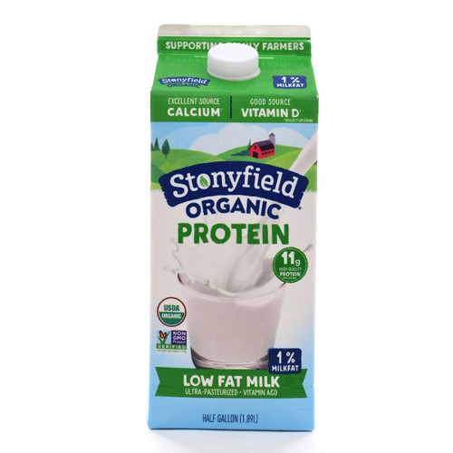 STONYFIELD FARM INC Organic Milk 1% Low-Fat 0.5gal