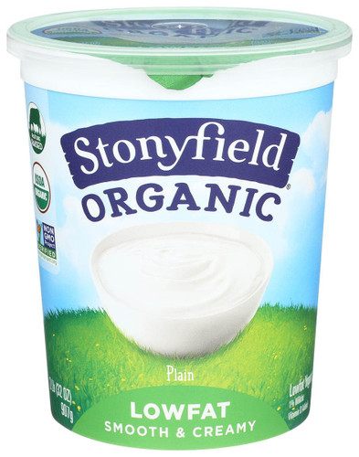 STONYFIELD FARM INC Organic Yogurt Low Fat Plain 2lb