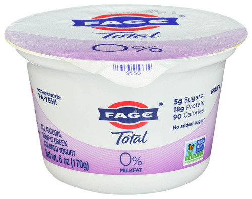 FAGE Total Greek Yogurt 0%, Plain 6oz.