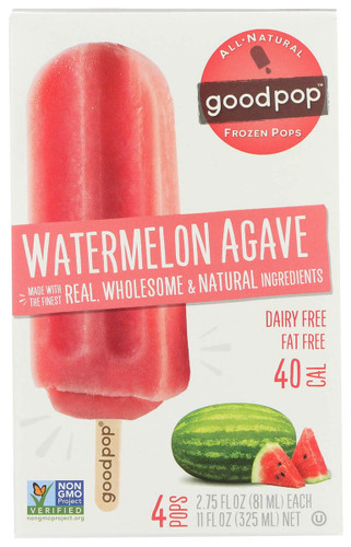 GOOD POP  Popsicles Watermelon Agava
