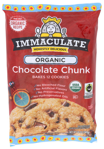 IMMACULATE BAKING Organic Cookie Dough Chocolate Chip