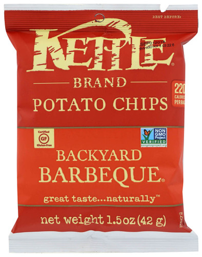 KETTLE Potato Chips, Backyard BBQ 1.5oz.