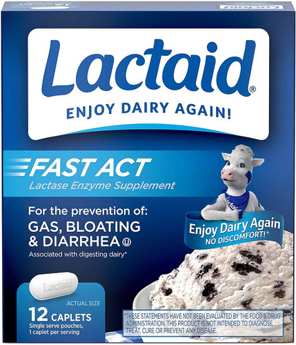 LACTAID Fast Acting Caplets 12ct.