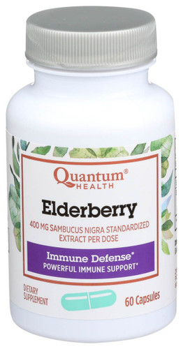 QUANTUM HEALTH Elderberry Extract 400mg 60ct.