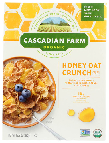 CASCADIAN FARMS Organic Cereal, Honey Oat Crunch