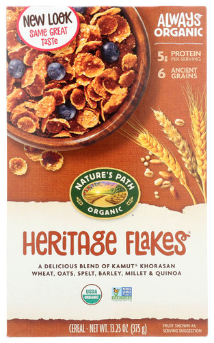 NATURE'S PATH Organic Cereal, Heritage Flakes