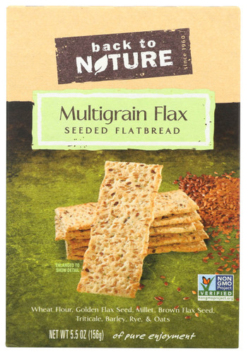 BACK TO NATURE Multigrain Flax Seeded Flatbread