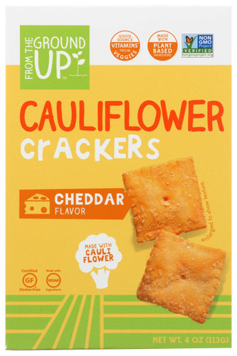 FROM THE GROUND UP Cauliflower Crackers, Cheddar