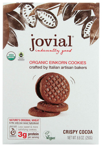 JOVIAL Organic Cookie Einkhorn Crispy Cocoa