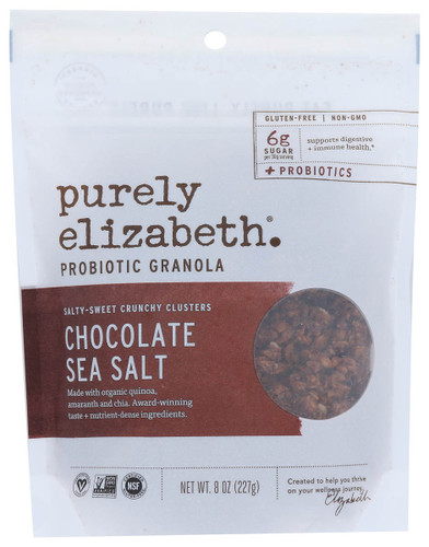 PURELY ELIZABETH Probiotic Granola Chocolate Sea Salt