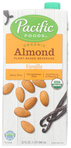 PACIFIC Organic Almond Beverage Vanilla 1qt.
