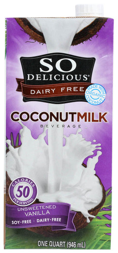 SO DELICIOUS Organic Coconut Milk Vanilla Unsweetened