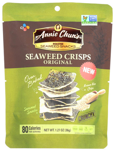 ANNIE CHUN'S Seaweed Crisp Brown Rice Seaweed