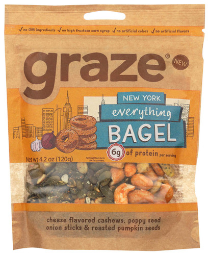 GRAZE New York Everything Bagel Snack Mix