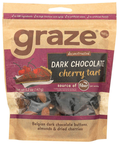 GRAZE Dark Chocolate Cherry Tart