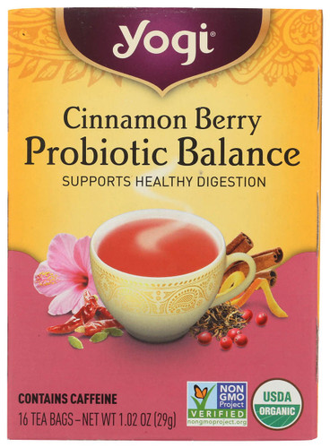 YOGI TEA COCinnamon Berry Probiotic Balance