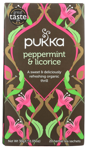 PUKKA Peppermint & Licorice Tea 20ct.