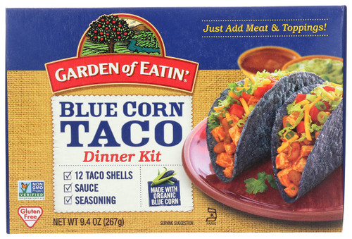 GARDEN OF EATIN Organic Blue Corn Taco Dinner Kit