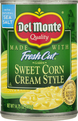 DEL MONTE Corn Cut Cream Style