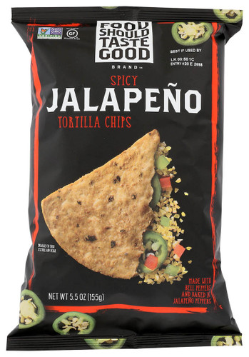 FOOD SHOULD TASTE GOOD Tortilla Chips Jalepeno