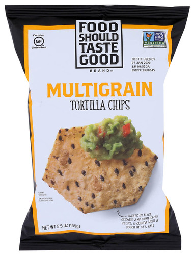 FOOD SHOULD TASTE GOOD Tortilla Chips Multigrain