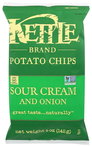 KETTLE Potato Chips, Sour Cream & Onion