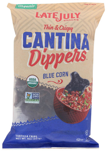LATE JULY Organic Cantina Dipper Blue Corn