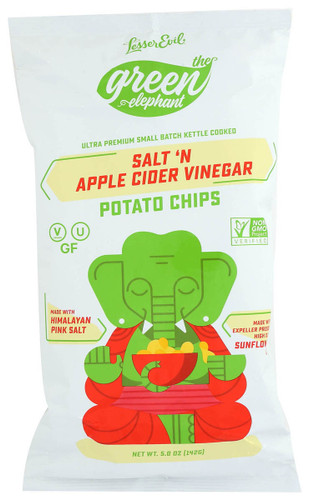 LESSER EVIL Salt 'N Apple Cider Vinegar Potato Chips