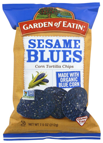 GARDEN OF EATIN Organic Chips Sesame Blues Corn Chips