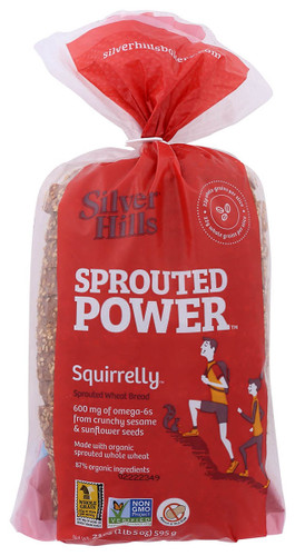 SILVER HILLS Organic Squirrelly Sprouted Wheat Bread
