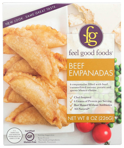 Feel Good Foods empanadas and taquitos, 2018-08-02