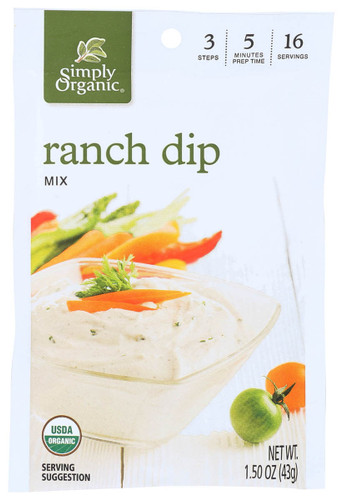 SIMPLY ORGANIC Ranch Dip Mix