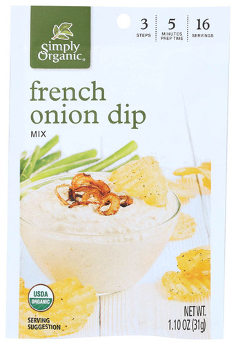 SIMPLY ORGANIC French Onion Dip Mix