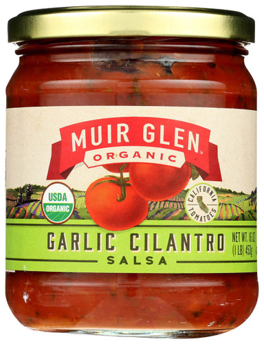 MUIR GLEN Organic Garlic Cilantro Medium