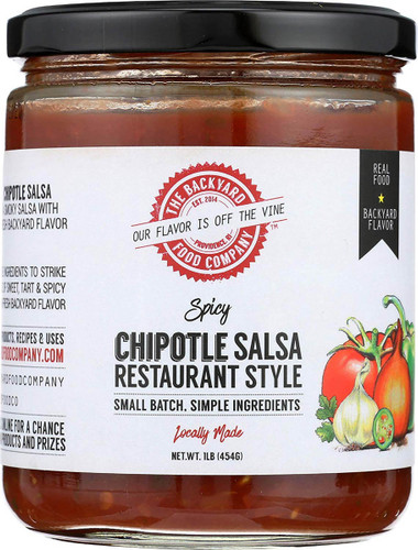 BACKYARD FOOD COMPANY Spicy Restaurant Style Chipotle Salsa