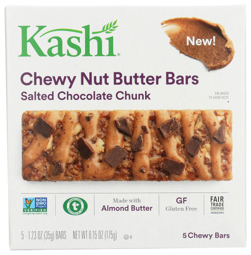 KASHI Chewy Nut Butter Salted Chocolate Bar