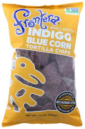 FRONTERA Small Batch Indigo Blue Corn Tortilla Chips