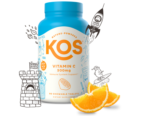 KOS Vitamin C 500mg Chewable Tablets