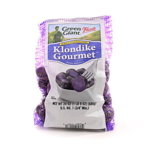 GREEN GIANT Purple Klondike Potatoes 1lb 8oz.