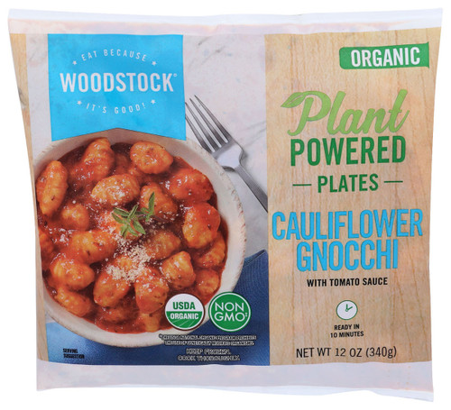WOODSTOCK Frozen Organic Cauliflower Gnocchi