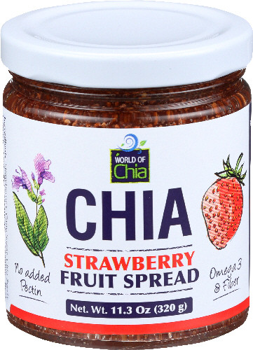 WORLD OF CHIA Strawberry Fruit Spread