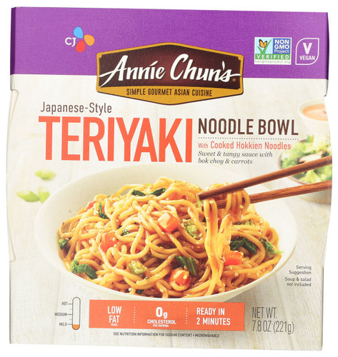 ANNIE CHUN'S Japanese Style Teriyaki Noodle Bowl